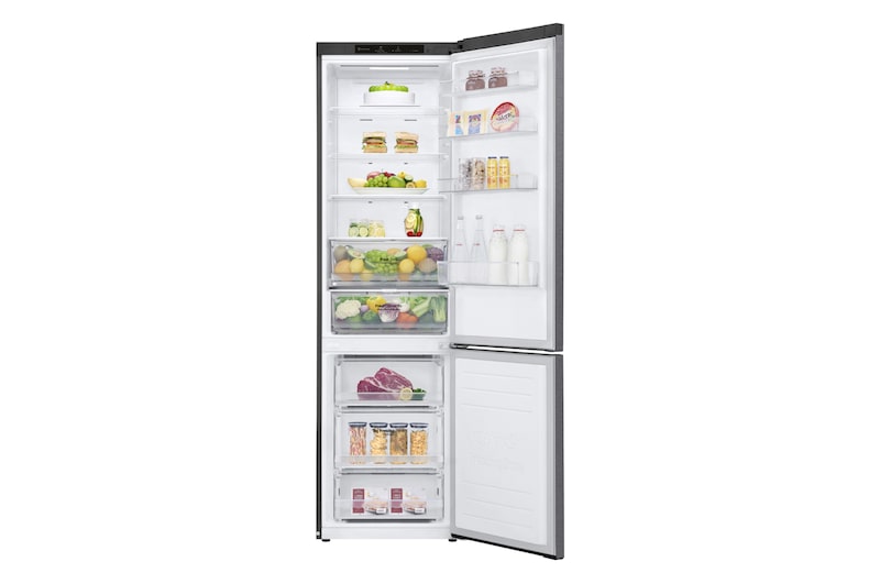 LG Kühl-Gefrierkombination | 384 Liter Nutzinhalt | Energieeffizienzklasse C | Dark Graphite | 203cm | Inverter-Linearkompressor | GBP62DSNCN, GBP62DSNCN